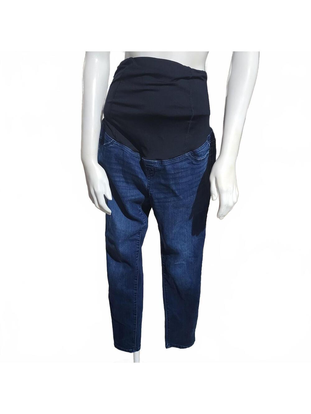 Isabel Maternity Skinny Dark Blue Jeans Size 6
